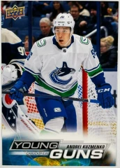 2022-23 UD Series 2 Andrei Kuzmenko #465 Oversized Jumbo Young Guns Rookie (minor scratch)